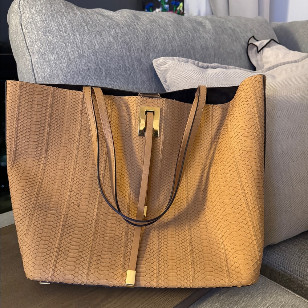 Elegant Tan Tote Bag